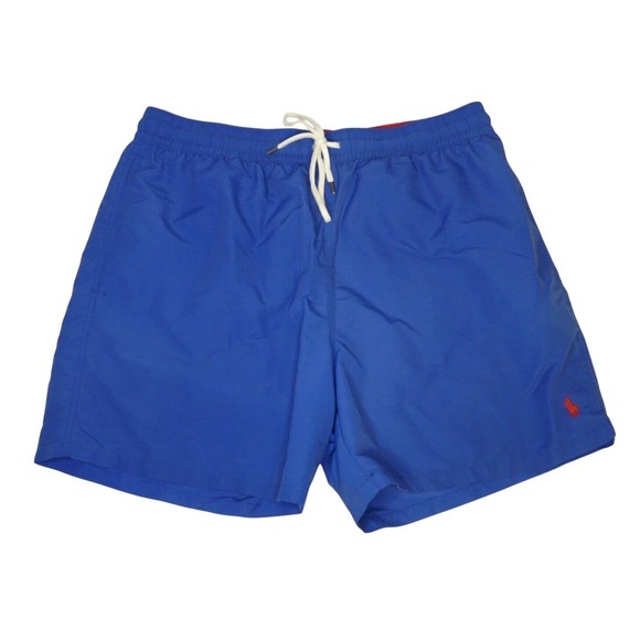 Polo Ralph Lauren Other - Polo Ralph Lauren Swim Trunks Mens XL Blue Nylon Lined 5.5" inseam Bathing Suit